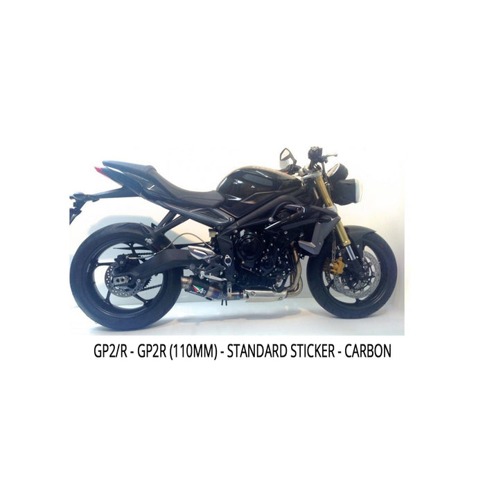 Triumph Street Triple 675 2013-2016 GP3 Slip On Exhaust System