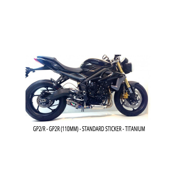 Triumph Street Triple 675 2013-2016 GP3 Slip On Exhaust System