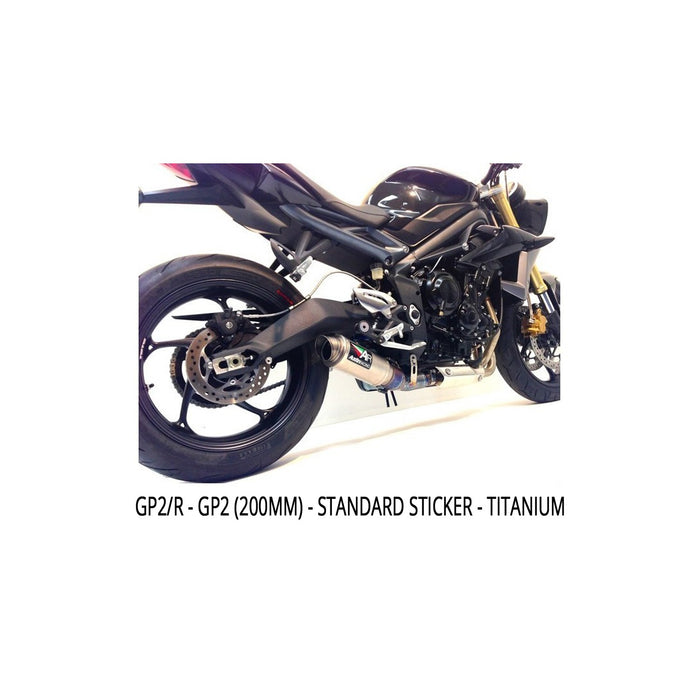 Triumph Street Triple 675 2013-2016 GP3 Slip On Exhaust System