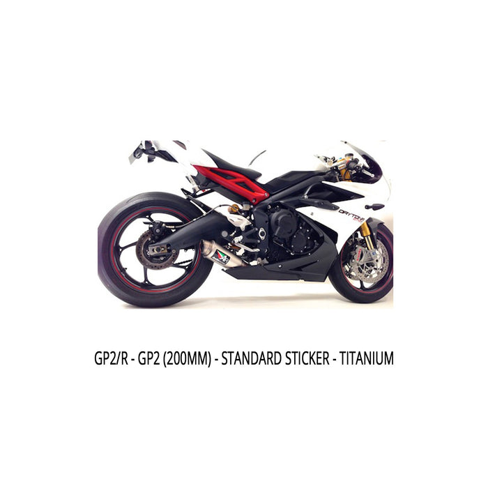 Triumph Daytona 675 2013-2016 GP3 Slip On Exhaust System