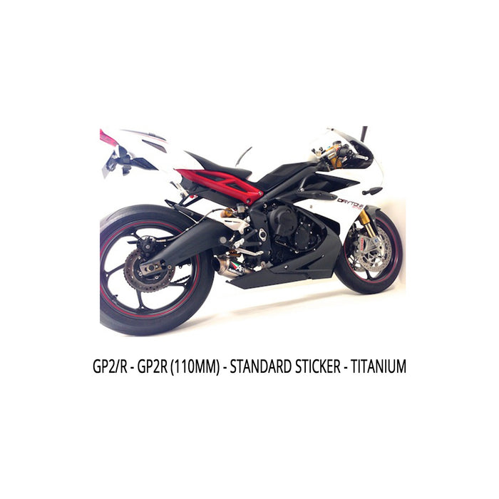 Triumph Daytona 675 2013-2016 GP3 Slip On Exhaust System