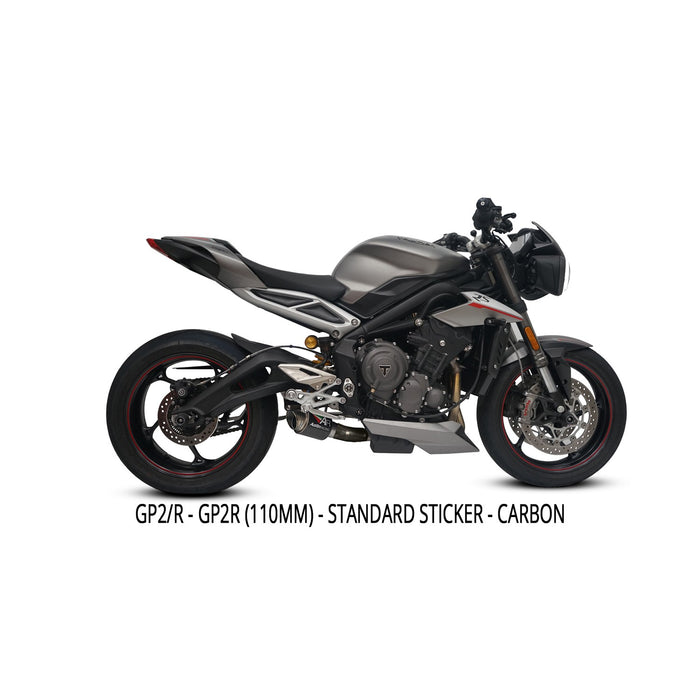 Triumph Street Triple 765 2017-2019 GP3 Decat Exhaust System