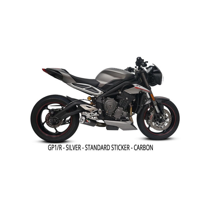 Triumph Street Triple 765 2017-2019 GP3 Decat Exhaust System