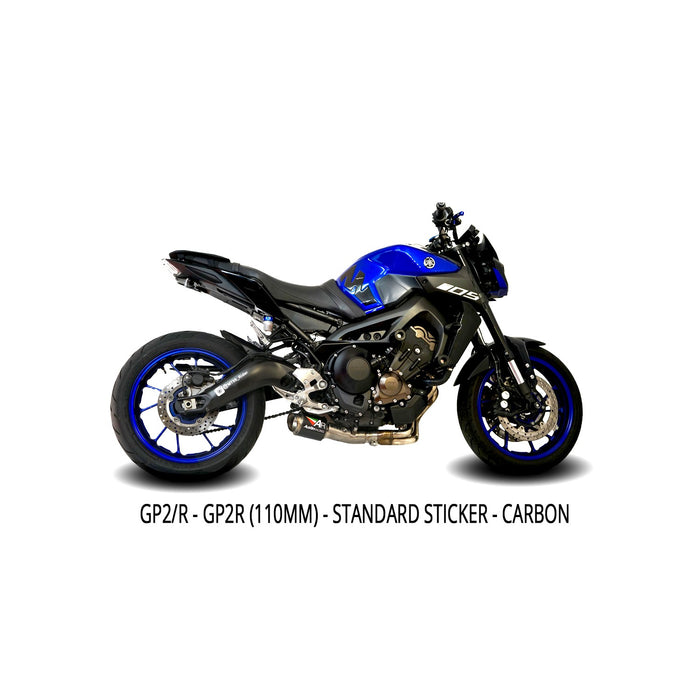 Yamaha MT09 2013-2020 GP3 Decat Exhaust System