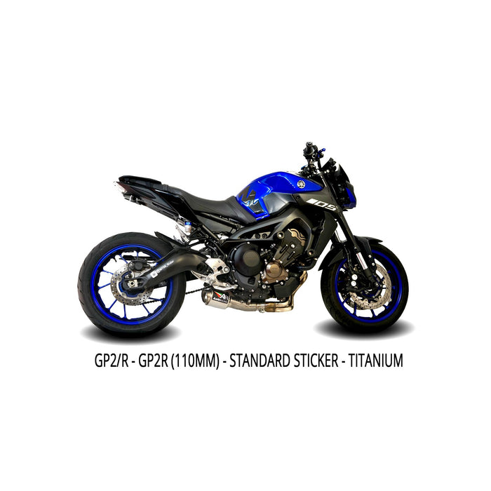 Yamaha MT09 2013-2020 GP3 Decat Exhaust System