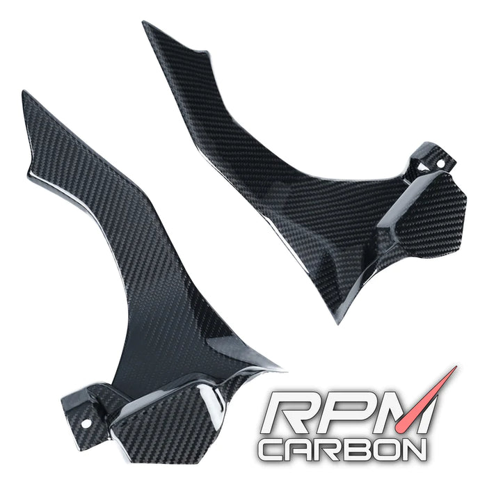 YAMAHA R1/R1M 2015-19 CARBON FIBER DASHBOARD SIDE PANELS