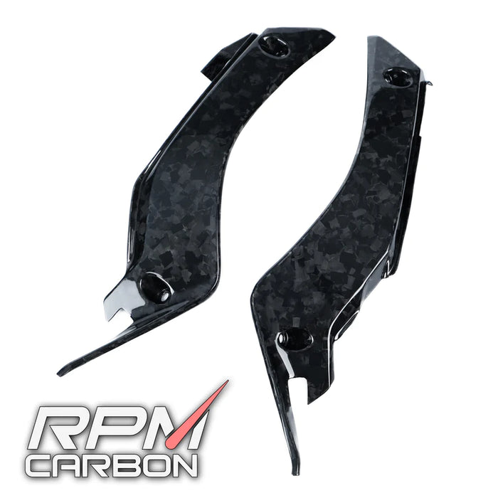 YAMAHA R1 R1M 2015-19 CARBON FIBER UPPER FRAME COVERS
