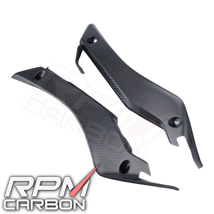 YAMAHA R1 R1M 2015-19 CARBON FIBER UPPER FRAME COVERS