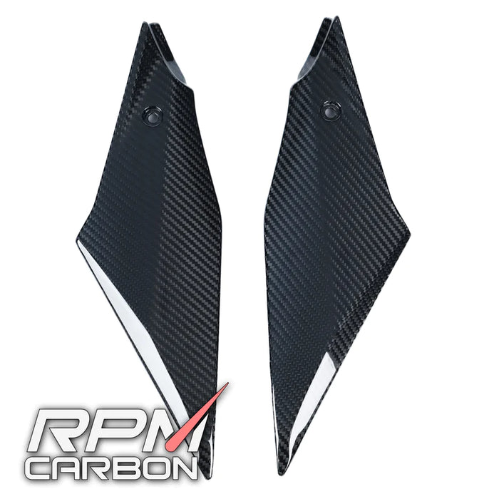 YAMAHA R1 R1M 2015+ CARBON FIBER TANK KNEE GRIP SIDE PANELS