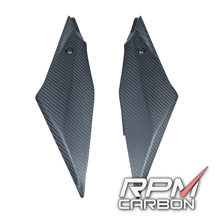 YAMAHA R1 R1M 2015+ CARBON FIBER TANK KNEE GRIP SIDE PANELS