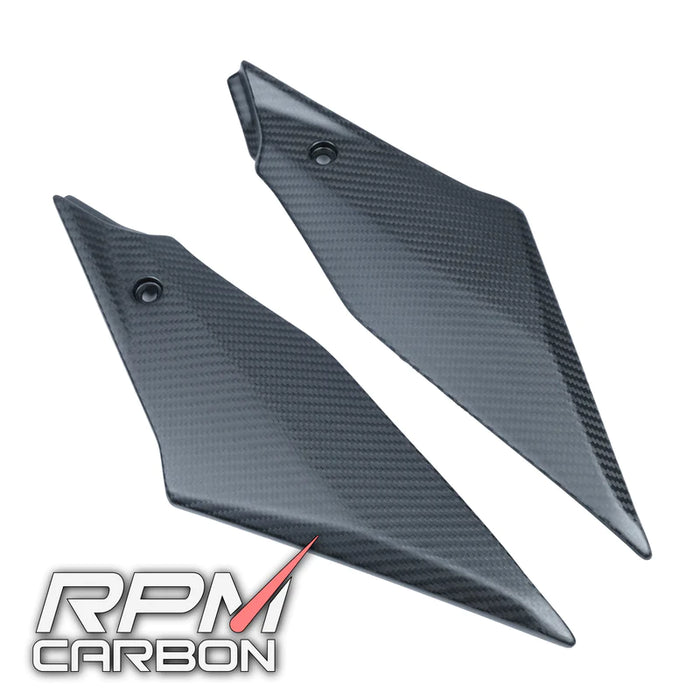 YAMAHA R1 R1M 2015+ CARBON FIBER TANK KNEE GRIP SIDE PANELS