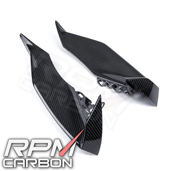 YAMAHA R1 R1M 2020+ CARBON FIBER DASH PANEL SIDE COVER
