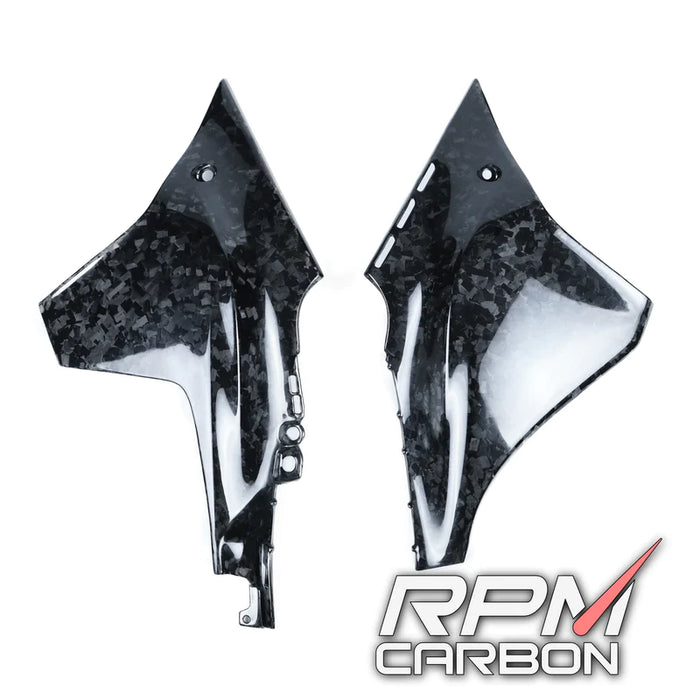 YAMAHA R1 R1M 2020+ CARBON FIBER UPPER SIDE PANELS FAIRINGS