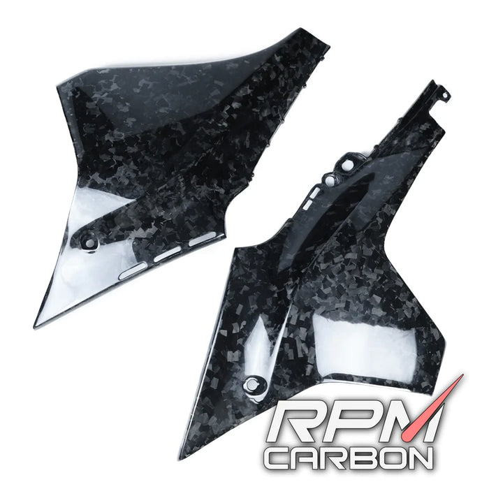 YAMAHA R1 R1M 2020+ CARBON FIBER UPPER SIDE PANELS FAIRINGS