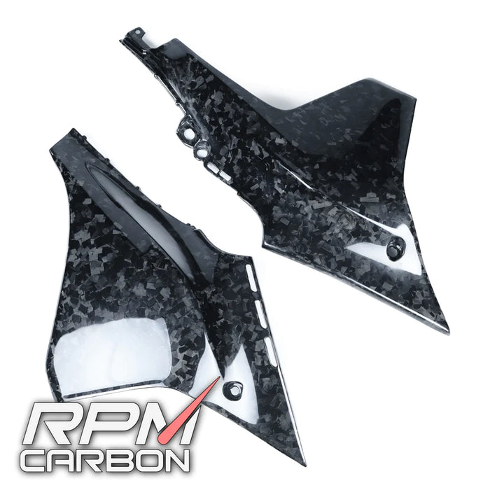 YAMAHA R1 R1M 2020+ CARBON FIBER UPPER SIDE PANELS FAIRINGS