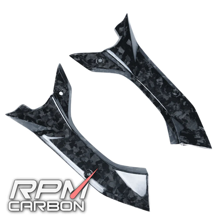 YAMAHA R6 2017+ CARBON FIBER DASH PANEL SIDE COVERS