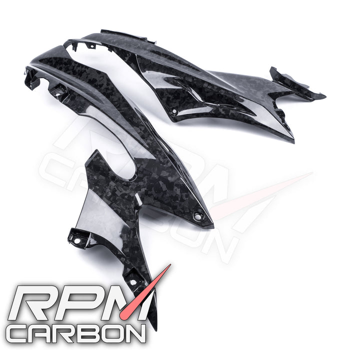 YAMAHA R6 2017+ CARBON FIBER UPPER SIDE FAIRINGS