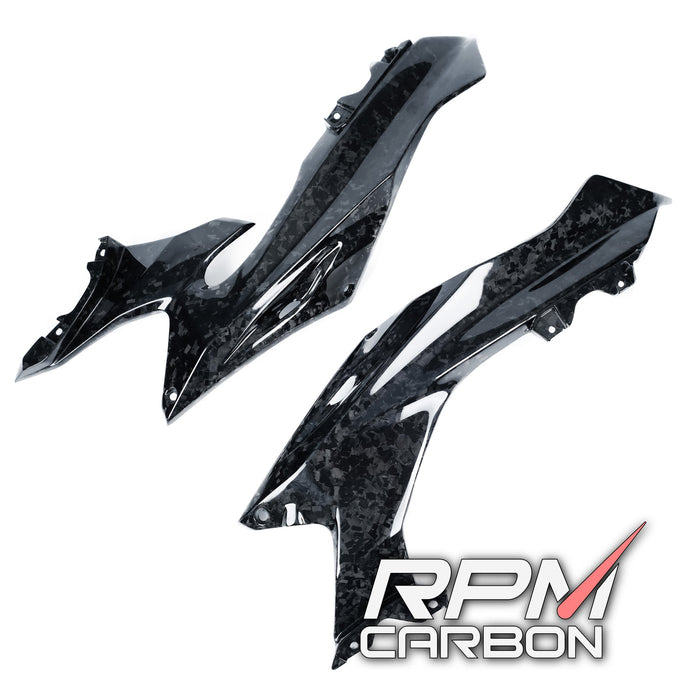 YAMAHA R6 2017+ CARBON FIBER UPPER SIDE FAIRINGS