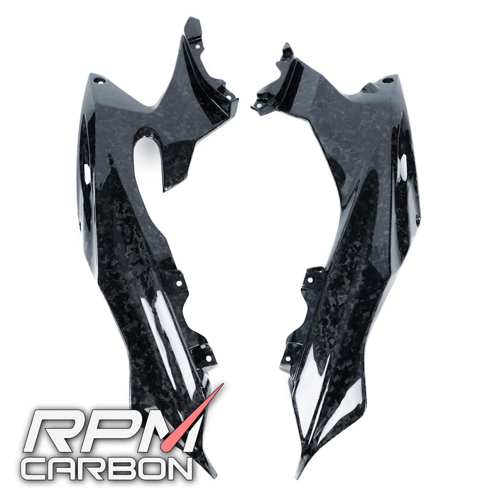 YAMAHA R6 2017+ CARBON FIBER UPPER SIDE FAIRINGS