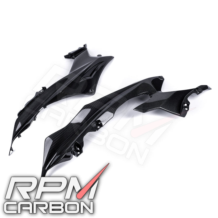 YAMAHA R6 2017+ CARBON FIBER UPPER SIDE FAIRINGS