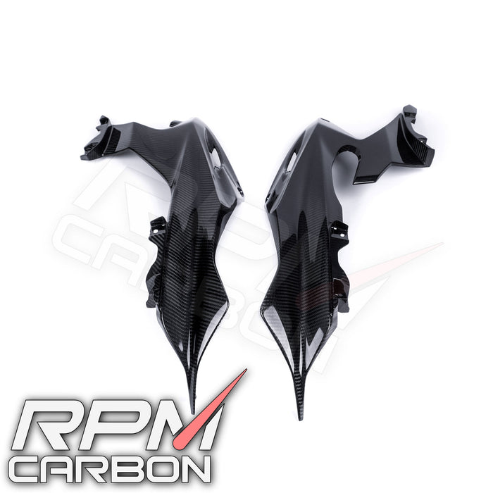 YAMAHA R6 2017+ CARBON FIBER UPPER SIDE FAIRINGS