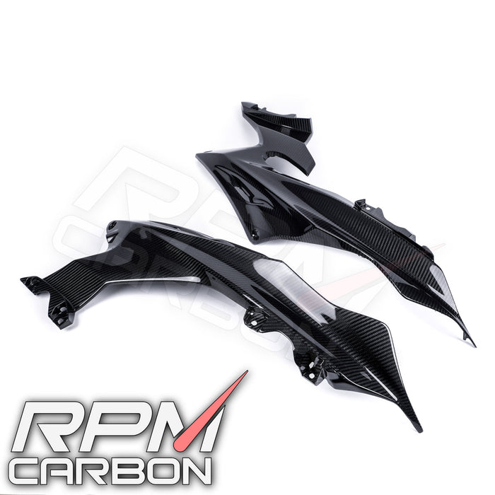 YAMAHA R6 2017+ CARBON FIBER UPPER SIDE FAIRINGS