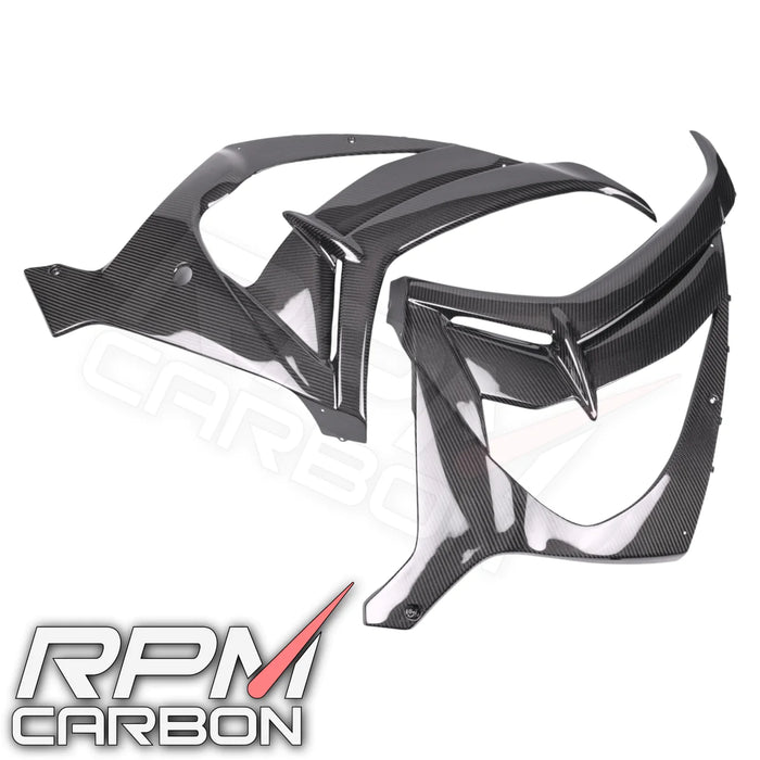 KAWASAKI ZX-10R 2011-2020 CARBON FIBER SIDE FAIRINGS WITH EDGES