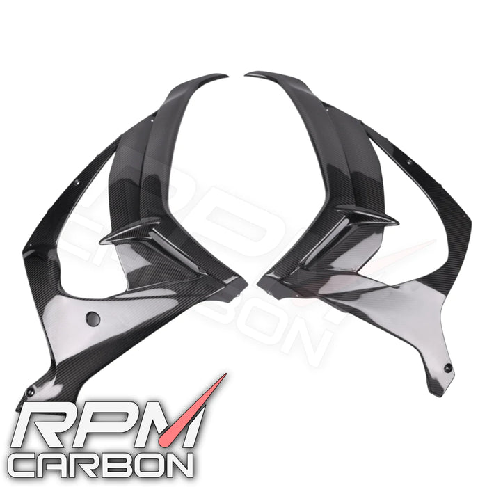 KAWASAKI ZX-10R 2011-2020 CARBON FIBER SIDE FAIRINGS WITH EDGES